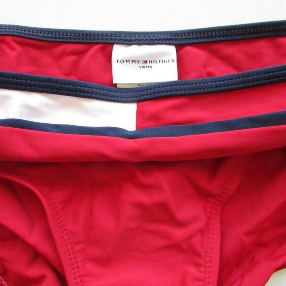 TOMMY HILFIGER Preppy Colour Blocked Bikini - Sz 8 - NEW - Picture 7 of 11